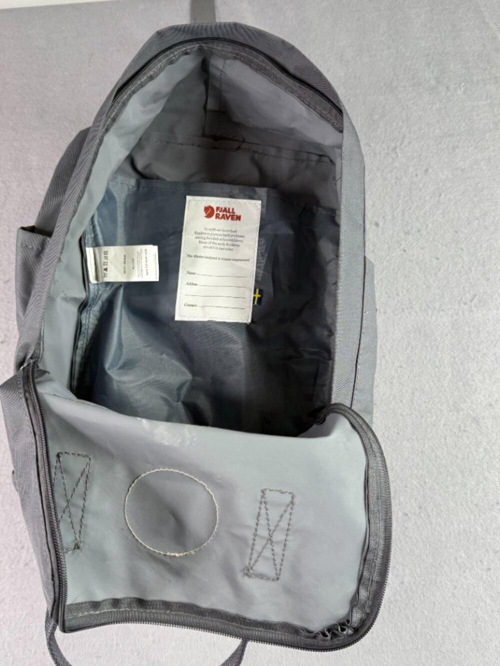 Fjall Raven Kanken Backpack GRAY FjallRaven - Picture 4 of 10